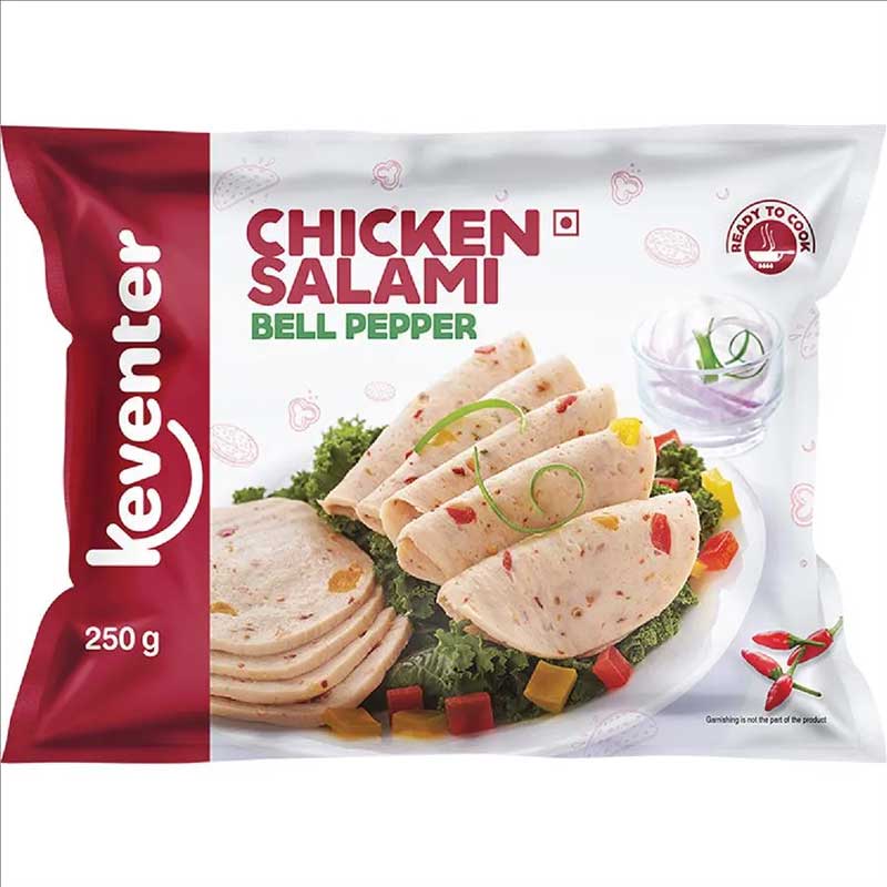 Bell Pepper Chicken Salami - Keventer - 250 gram
