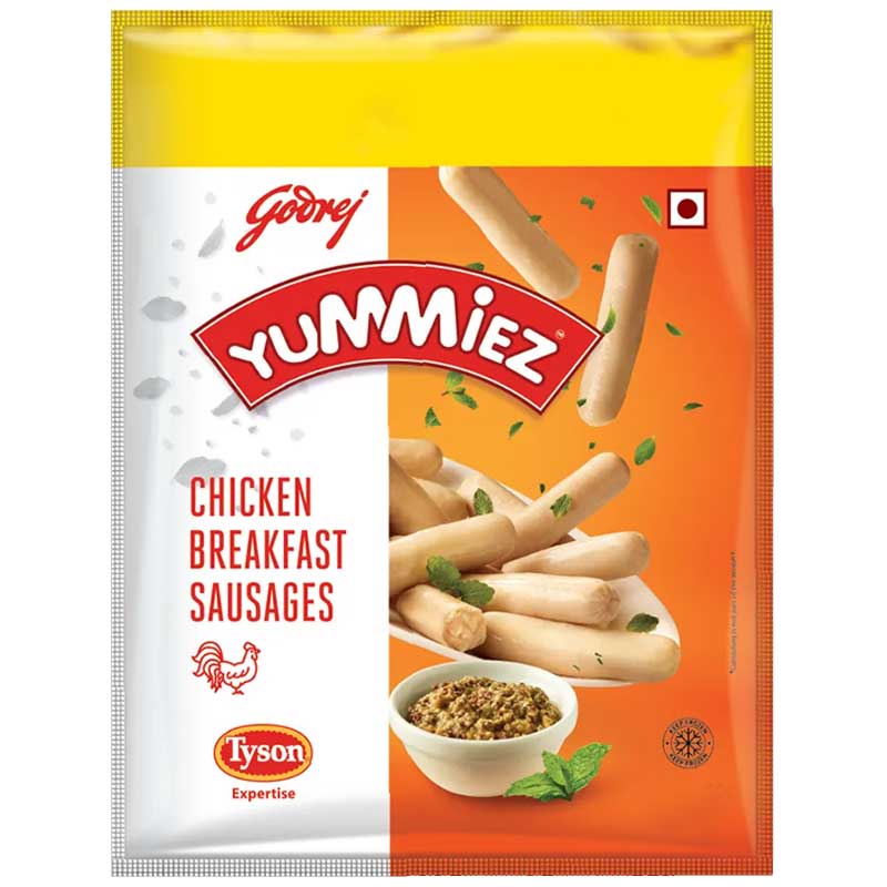 Godrej Yummiez - Chicken Breakfast Sausage - 250 gram Pack