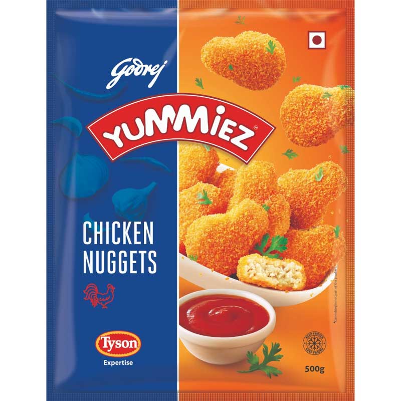Chicken Nuggets Godrej Yummiez 200 gram Ready to fry Meat Oi