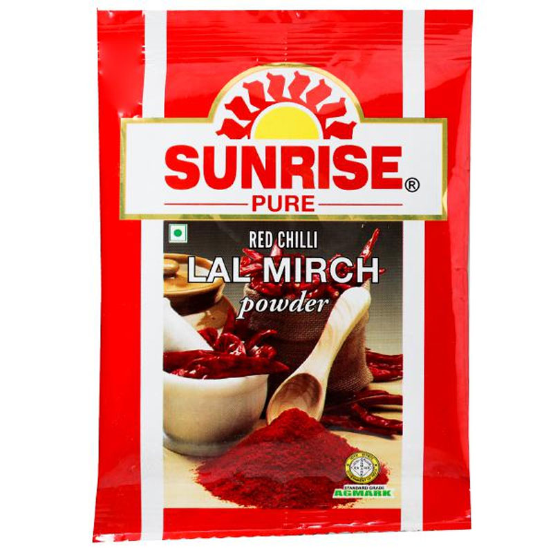 Sunrise Red Chilli Powder (লাল লঙ্কার গুঁড়ো) - 8 gram